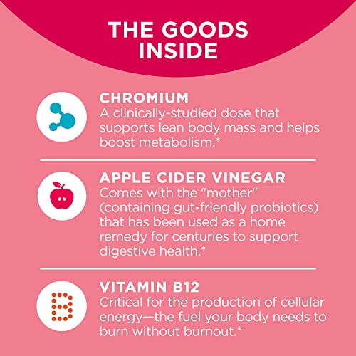 OLLY Metabolism Gummy Rings, Apple Cider Vinegar, Vitamin B12, Chromium, Energy and Digestive Health OLLY buy supplements canada