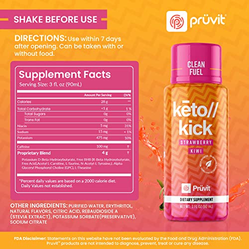 Pruvit Keto Kick Strawberry Kiwi Exogenous Ketones Exalt The Benefits of Natural Slim PRÜVIT buy supplements canada