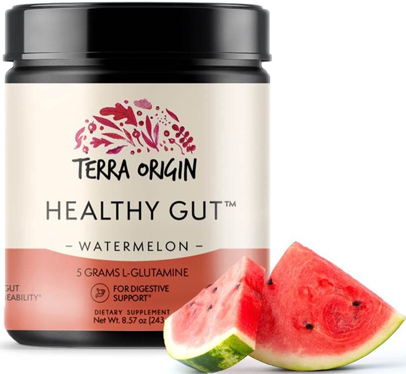 TERRA ORIGIN Healthy Gut Watermelon | 30-Servings with L-Glutamine, Zinc TERRA ORIGIN buy supplements canada