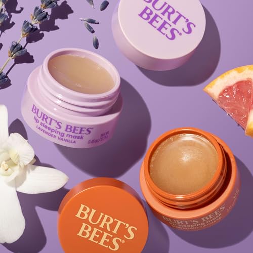 Burt’s Bees Lavender Vanilla Lip Sleeping Mask, With Hyaluronic Acid and Squalane Moisturizer To Instantly Hydrate Lips, Overnight Mask and Treatment, 0.45 oz. Burt's Bees buy supplements canada