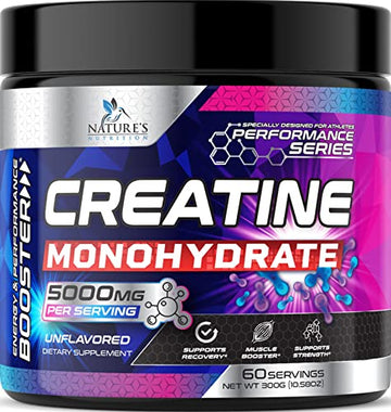 Micronized Creatine Monohydrate Powder - 100% Pure Unflavored Creatine Powder Nature's Nutrition buy supplements canada