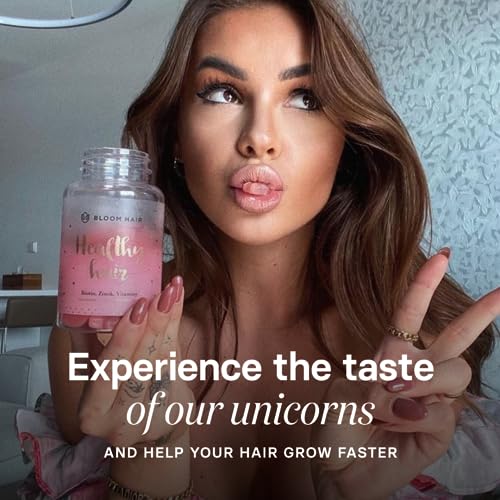 Bloom Hair Gummies for Faster Hair Growth & Biotin Vitamins for Rapid Hair Growth Bloom Hair buy supplements canada