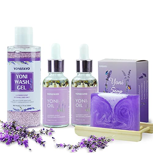 Yoni Wash Yoni Oil Yoni Soap Set, 5.29oz Yoni Soap Bar, 2 * 30ml Feminine Oil, 6.7 fl.oz Feminine Wash yonisayo buy supplements canada