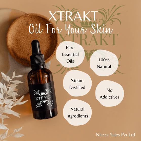 XTRAKT Pure Rose Essential Oil - Therapeutic Grade Aromatherapy Oil for Elegance and Emotional Balance XTRAKT buy supplements canada