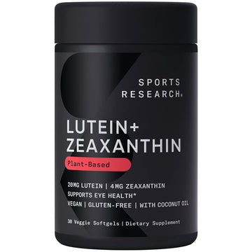 Sports Research Vegan Lutein + Zeaxanthin (20mg) with Organic Coconut Sports Research buy supplements canada