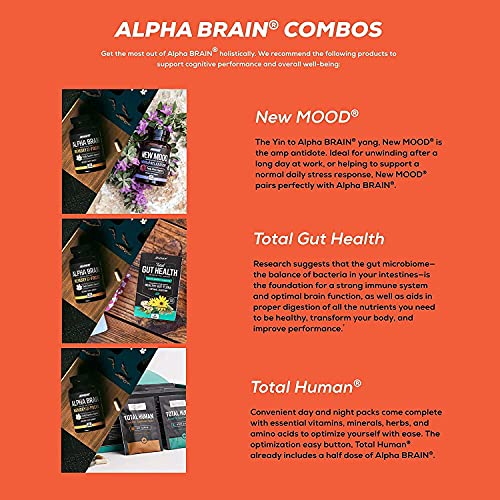 ONNIT Alpha Brain (120ct) - Over 1 Million Bottles Sold - Premium Nootropic Brain Sup ONNIT buy supplements canada