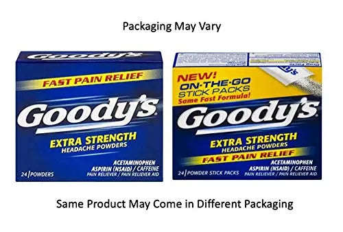 Goody's Extra Strength Powders | Fast Pain Relief | Aspirin & Caffeine | 24 Count Goody's buy supplements canada