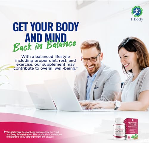 1 Body Adaptogen Complex Supplement with Ashwagandha 1 Body buy supplements canada