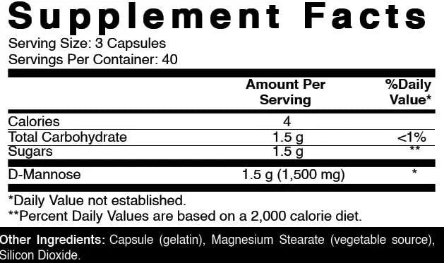 Oxify D-Mannose 1500 mg | 120 Tablets | Gluten-Free, Non-GMO | Supplement Made in USA Oxify buy supplements canada