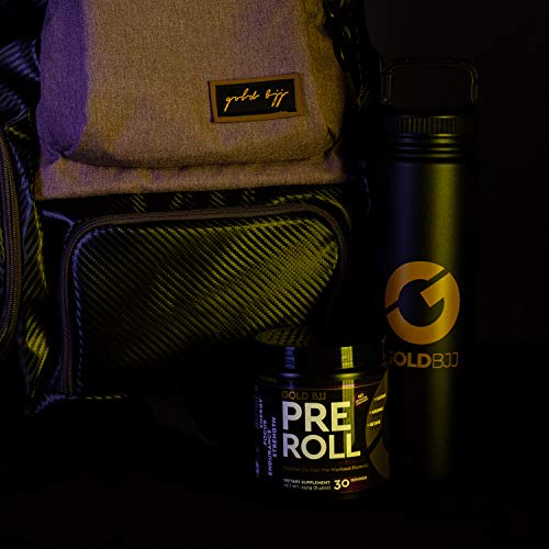 Gold BJJ PreRoll - Jiu Jitsu Pre Workout Supplement for Energy, Focus, and Endurance Gold BJJ buy supplements canada