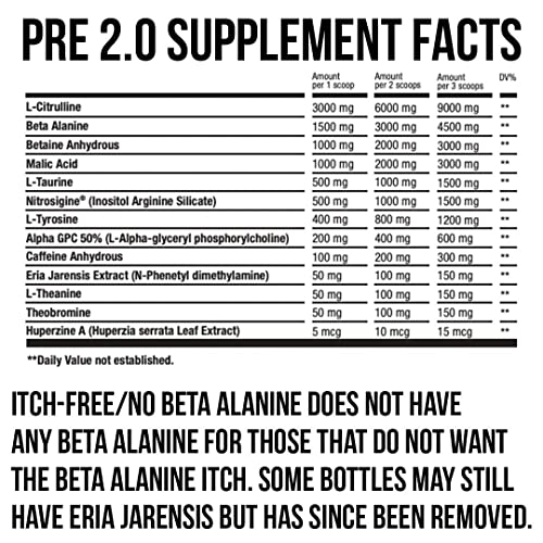 HTLT Pre-Workout Powder - 60 Servings, Non-Itch, No Beta Alanine (Grape Candy) HTLT Supps buy supplements canada