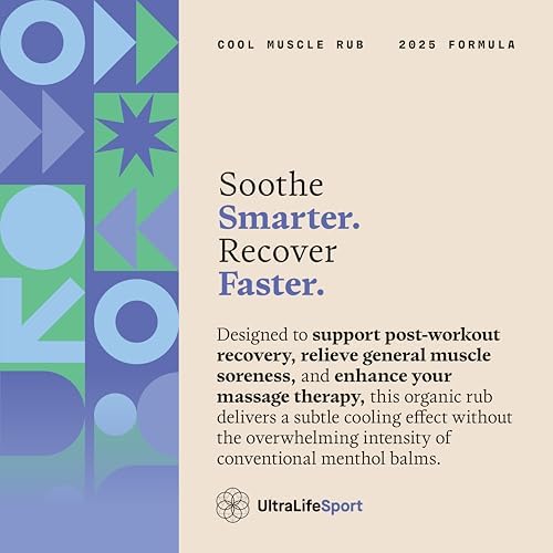 Ultra Life Sport – Premium Cooling Muscle Rub – Vegan Topical Balm with Peppermint & Bergamot – Organic, Non-GMO, Water-Based Formula – Clean Botanical Ingredients Ultra Life Sport buy supplements canada