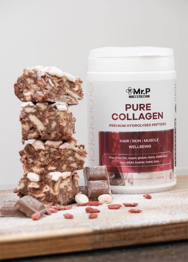 Mr.P Health Pure Collagen Peptides 400g Types I III Food Supplement Unflavoured Powder MR.P Health buy supplements canada