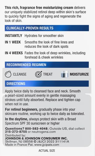Neutrogena Rapid Wrinkle Repair, Retinol Face Moisturizer, Daily Anti-Aging Neck & Face Cream with Hyaluronic Acid, Retinol Cream Neutrogena buy supplements canada