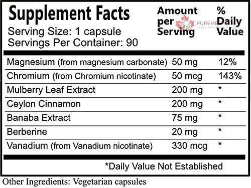 Daily Maunfacturing Carbo-Care™ (Magnesium, Chromium, Mulberry Leaf Extract, Ceylon Cinnamon, Banaba Extract, Berberine, Vanadium) 90 Vegetarian Capsules Daily Manufacturing buy supplements canada