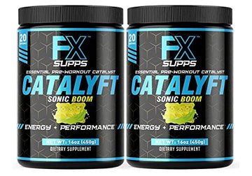 FX Supps Catalyft Pre-Workout Powder Drink for Men & Women, Sonic Boom | Dietary FXSUPPS buy supplements canada