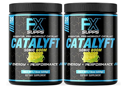 FX Supps Catalyft Pre-Workout Powder Drink for Men & Women, Sonic Boom | Dietary FXSUPPS buy supplements canada