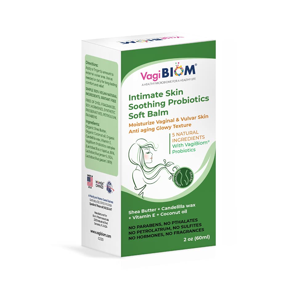 Intimate Skin Soothing Probiotics Soft Balm SheaButter with VagiBiom Lactobacillus crispatus Biom Probiotics buy supplements canada