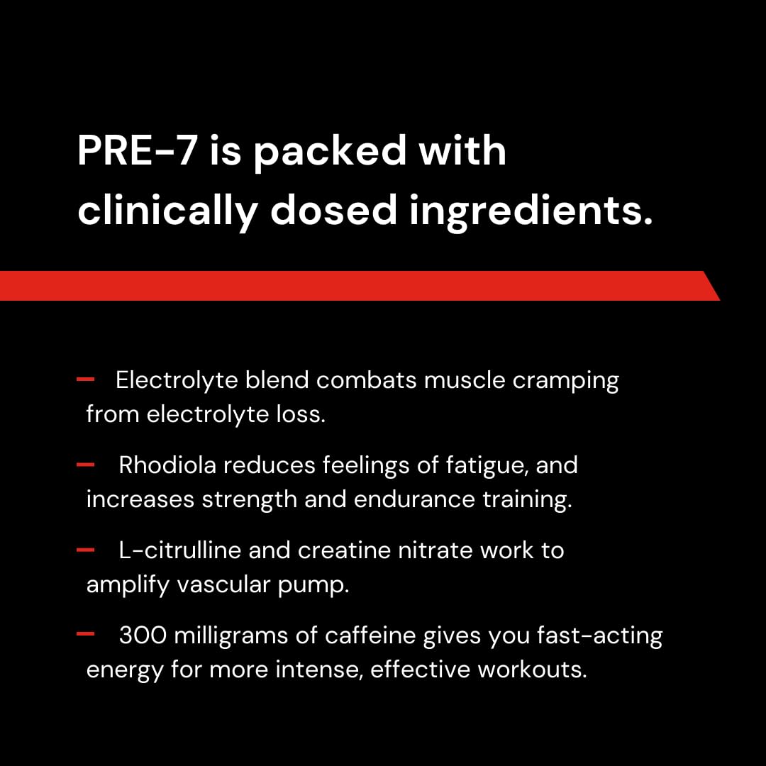 Novex Biotech PRE-7 Pre-Workout Powder – Best preworkout for Men - Boost Energy Novex Biotech buy supplements canada