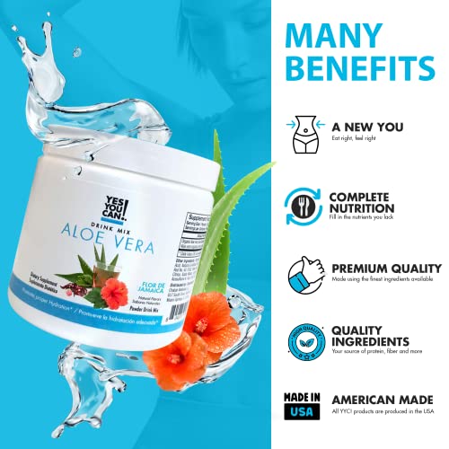 Yes You Can! Organic Aloe Vera Drink Mix - Super Greens Powder - Energy Drink Powder Yes You Can! buy supplements canada