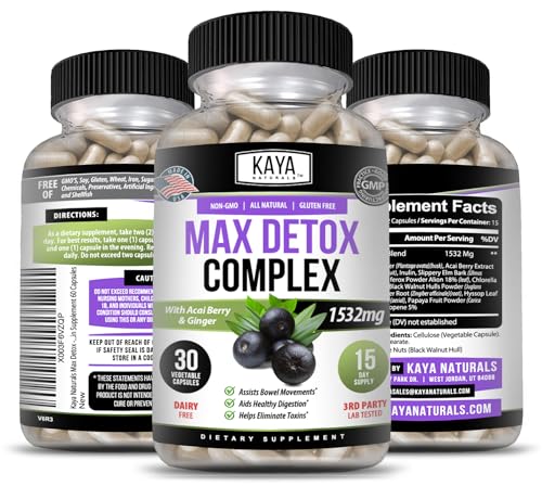 Kaya Naturals - Max Detox - 100% Natural, Healthy, Safe & New, Pure Herbal Ingredients Kaya Naturals buy supplements canada