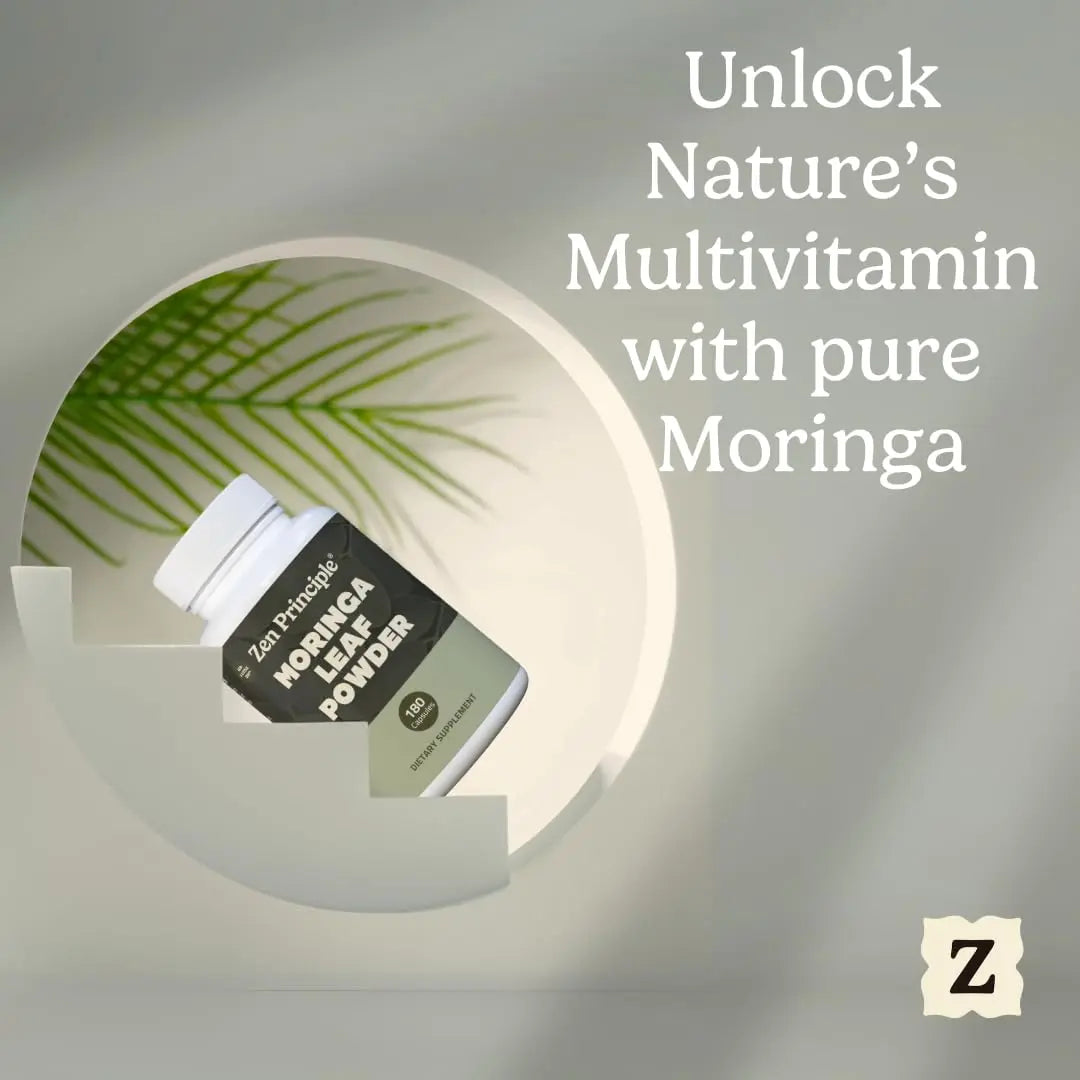 Zen Principle Organic Moringa Oleifera. Ultra-Premium. Provides an All Natural Energy Boost and Multi-Vitamin Zen Principle buy supplements canada