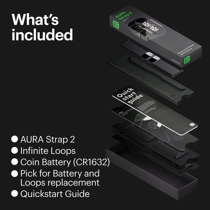 AURA Strap 2 Compatible w Apple Watch – for Body Fat, BMI & Weight Loss - Body Composion AURA Strap buy supplements canada