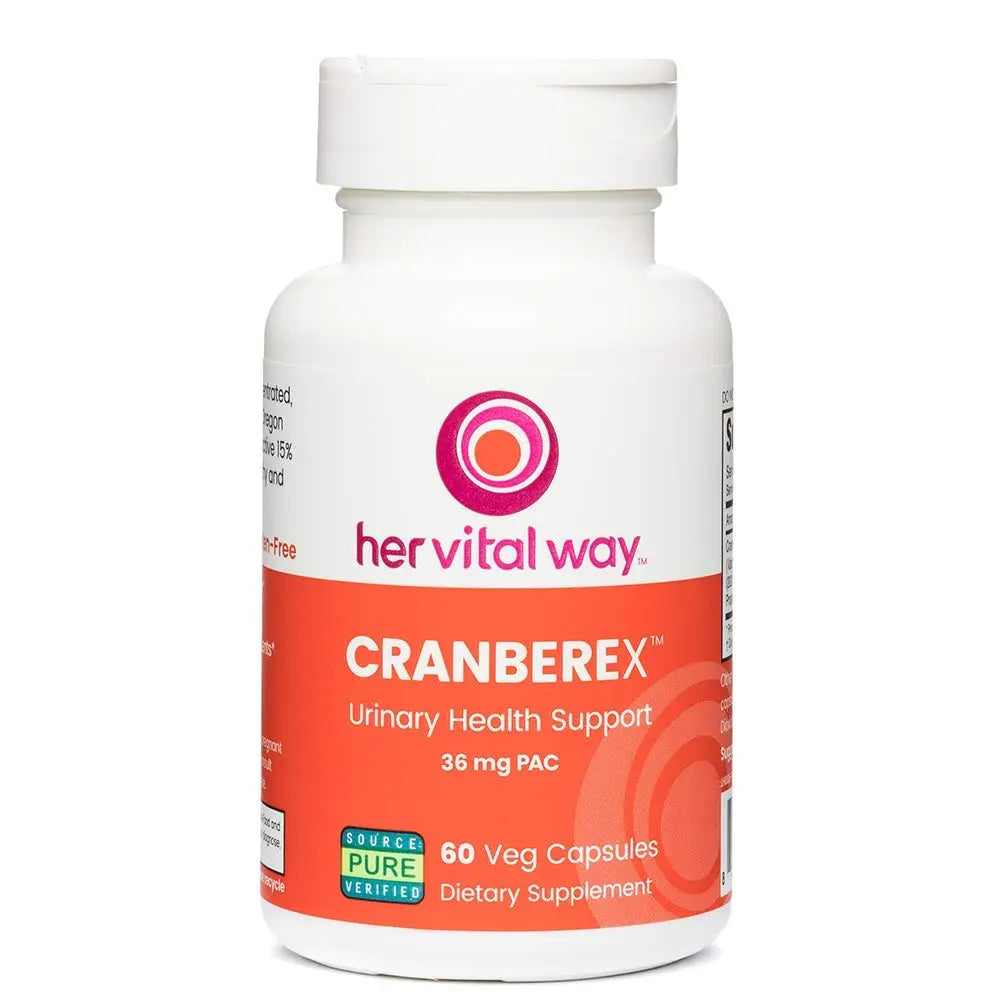 her vital way Cranberex - Cranberry Pills for Women and Men - Cranberry Supplement with 36mg PAC - Cranberry Extract Capsules for Urinary Tract Health and Kidney Care - 60 Veg Capsules her vital way buy supplements canada