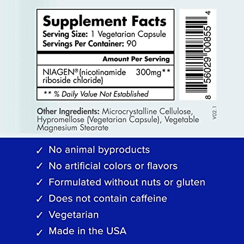 TRU NIAGEN 300mg | Patented Nicotinamide Riboside NAD+ Supplement | NR Supports TRU NIAGEN buy supplements canada