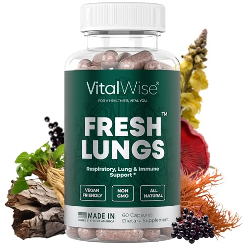 VitalWise Fresh Lungs Lung Detox and Cleanse Supplement with Mullein Leaf Extract VitalWise buy supplements canada