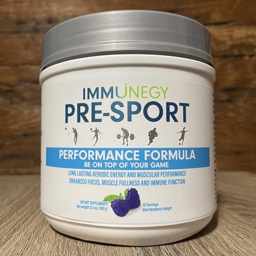 IMMUNEGY - PRE-Sport Performance Pre-Workout Formula (Blue Raspberry Delight) IMMUNEGY buy supplements canada