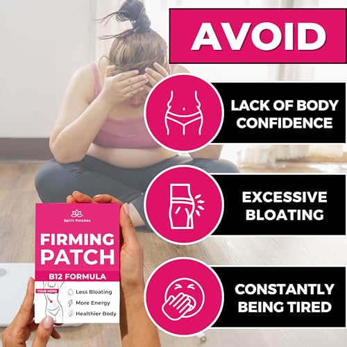 Firming B12 Patches (Pack of 36) - 100% Natural Vitamin Patches for Women, Energy & Body Support Spirit Patches buy supplements canada