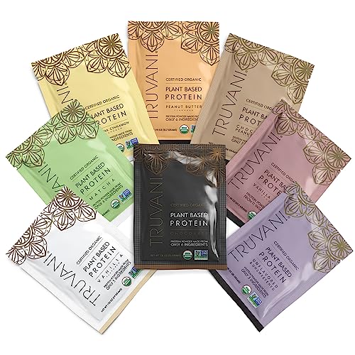 Truvani Organic Vegan Protein Powder Sample Pack - 20g of Plant Based Protein, Organic Truvani buy supplements canada