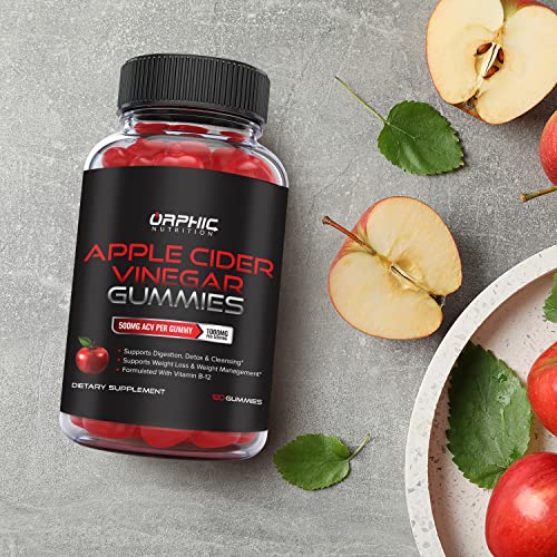 Apple Cider Vinegar Gummies with Mother- 1000mg - Supplement Formulated to Support ORPHIC NUTRITION buy supplements canada