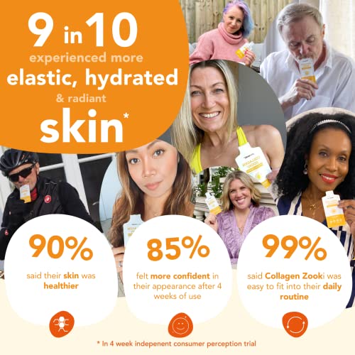 Zooki 5000mg Marine Collagen Liquid Sachets | Hydrolysed Marine Collagen Peptides yourzooki buy supplements canada