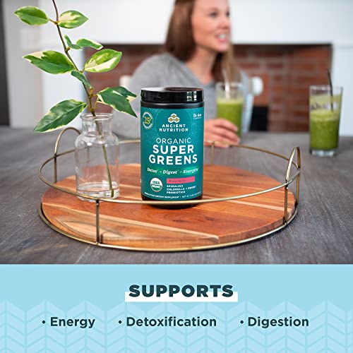 Ancient Nutrition Organic Watermelon Supergreens, 8.82 OZ Ancient Nutrition buy supplements canada