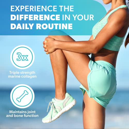 Marine Collagen Capsules - 1855mg - 120 Capsules - Enriched with Hyaluronic Acid & Vitamins C & E Hello Pure buy supplements canada