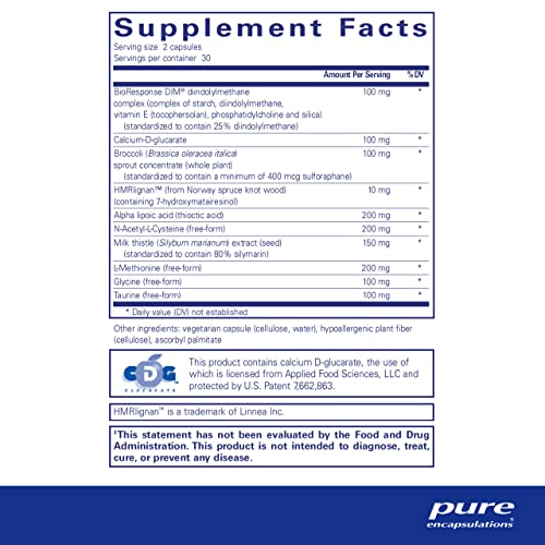 Pure Encapsulations DIM Detox | Supplement Support for Detoxification and Cellular Pure Encapsulations buy supplements canada