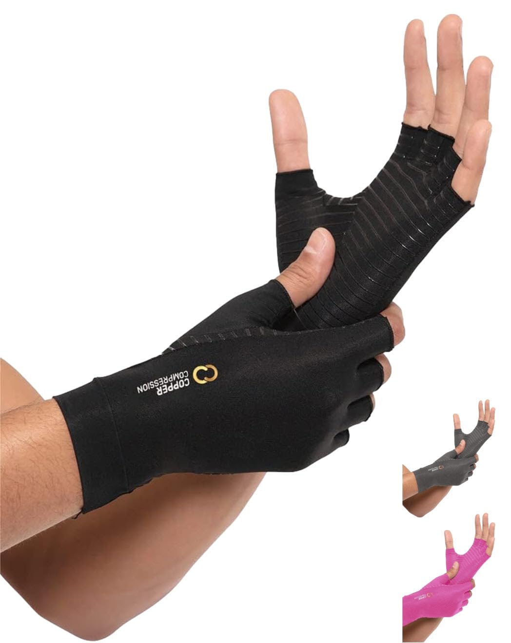 Copper Compression Arthritis Gloves | Fingerless Arthritis Carpal Tunnel Pain Relief Gloves Copper Compression buy supplements canada
