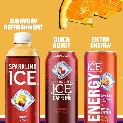 Sparkling Ice, Fruit Punch Sparkling Water, Zero Sugar Flavored Water, with Vitamins Sparkling ICE buy supplements canada