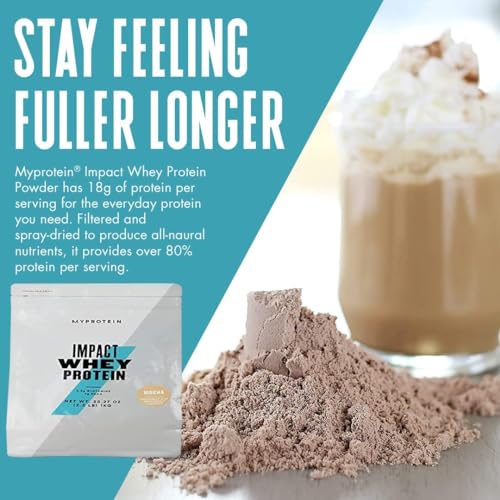 MyProtein Impact Whey Protein , Mocha Pouch, Size: 2.2lbs Myprotein buy supplements canada