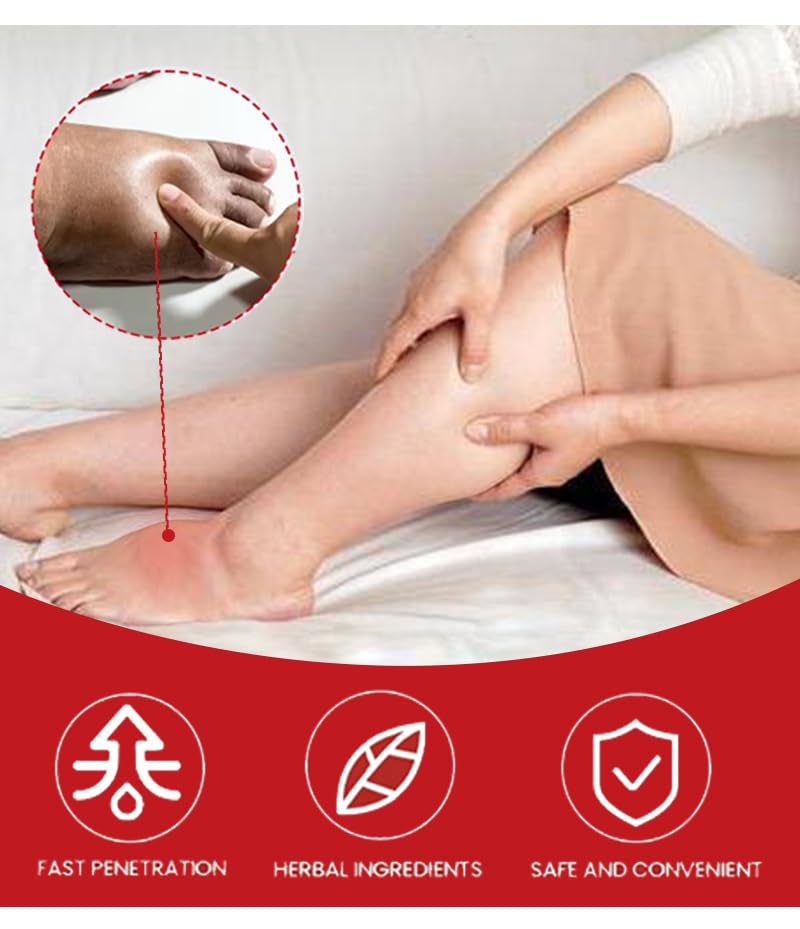Leg Slimming Massage Cream | Soothing Swelling, Tightening Skin, Auxiliary Care for Reducing Edema （2 Pieces） bobojuju buy supplements canada