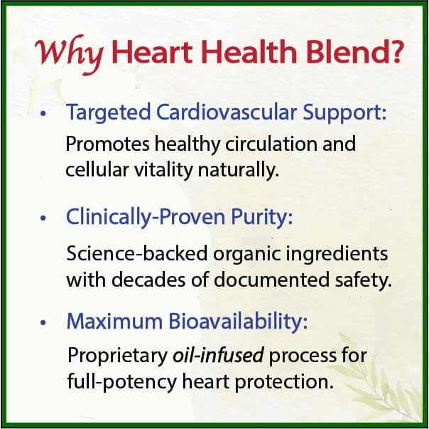 Bodymune Heart Health Blend Cholesterol Support – Organic Cardiovascular & Circulation Supplement – with Green Tea, Pomegranate & Black Seed Oil – 66 Capsules – USDA Organic, Vegan Bodymune buy supplements canada