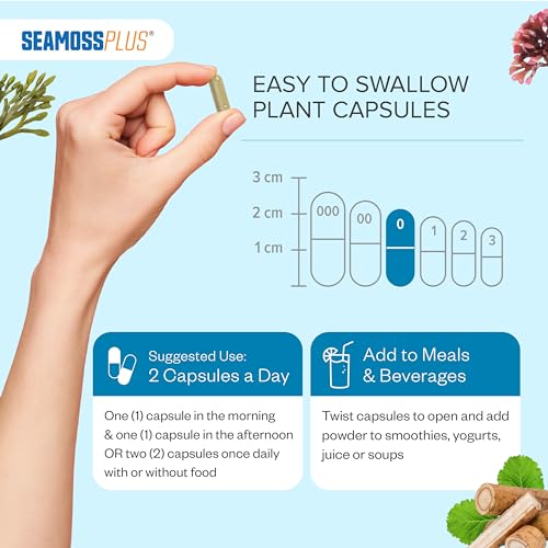 Power By Naturals Sea Moss Plus - USDA Certified Organic Wildcrafted Irish Seamoss Power By Naturals buy supplements canada