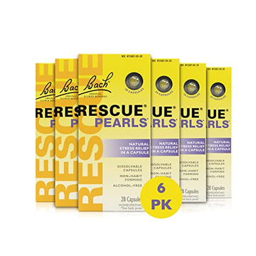 Bach RESCUE PEARLS, Natural Orange Vanilla Flavor, Natural Stress Relief, Homeopathic Flower Essence RESCUE buy supplements canada