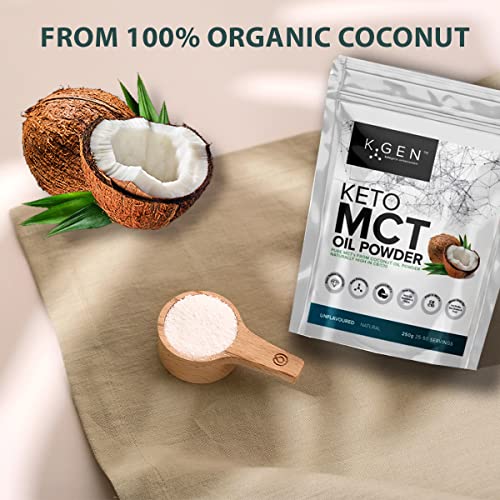 Keto MCT Oil Powder Pure Coconut MCT Keto Coffee Creamer | Premium Quality C8 Easily Absorbed & Digested K GEN ketogenic enhancement buy supplements canada