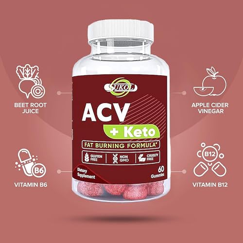 60 Counts Keto ACV Gummies Advanced Formula - Diet Gummies for Women & Men Sukol buy supplements canada