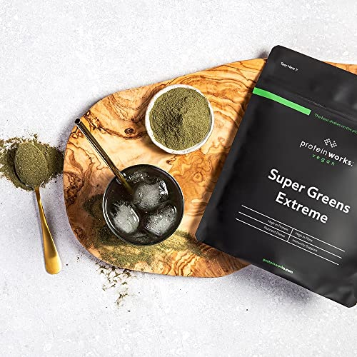 Protein Works Super Greens Extreme Powder , 156 Health Benefits , 41 Active Ingredients Protein Works buy supplements canada