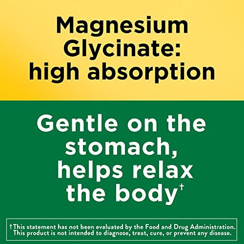 Nature Made Magnesium Glycinate 200 mg per Serving, Dietary Supplement for Muscle Nature Made buy supplements canada
