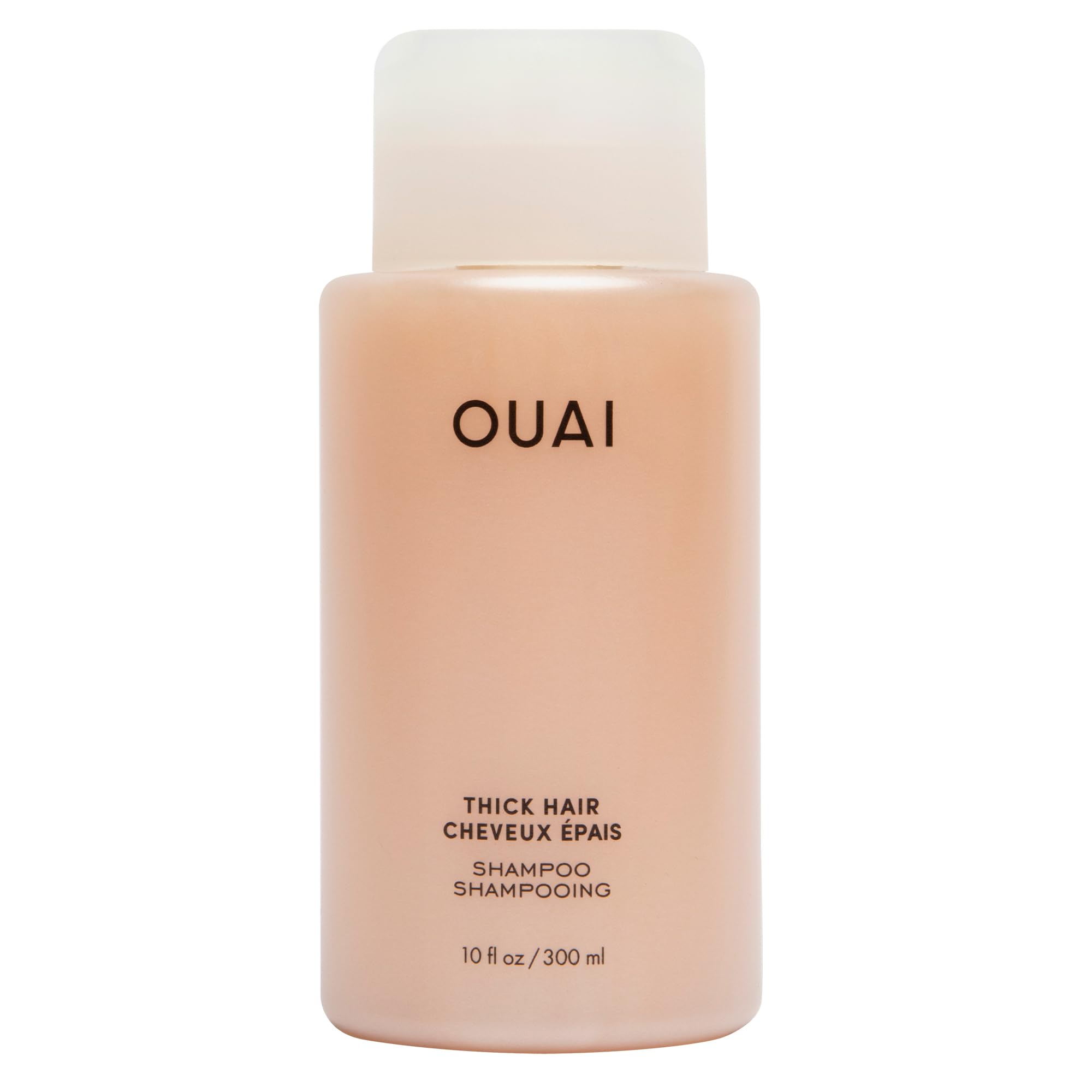 OUAI Thick Shampoo - Moisturizing Shampoo with Keratin, Marshmallow Root, Shea Butter, Avocado Oil for Thick Hair - Strengthens & Hydrates Strands - Paraben, Phthalate & Sulfate Free (10 Fl Oz) OUAI buy supplements canada